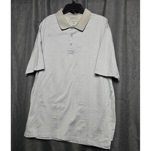 Jos A Bank Leadbetter‎ Golf Polo Shirt Performance Casual Gray XL